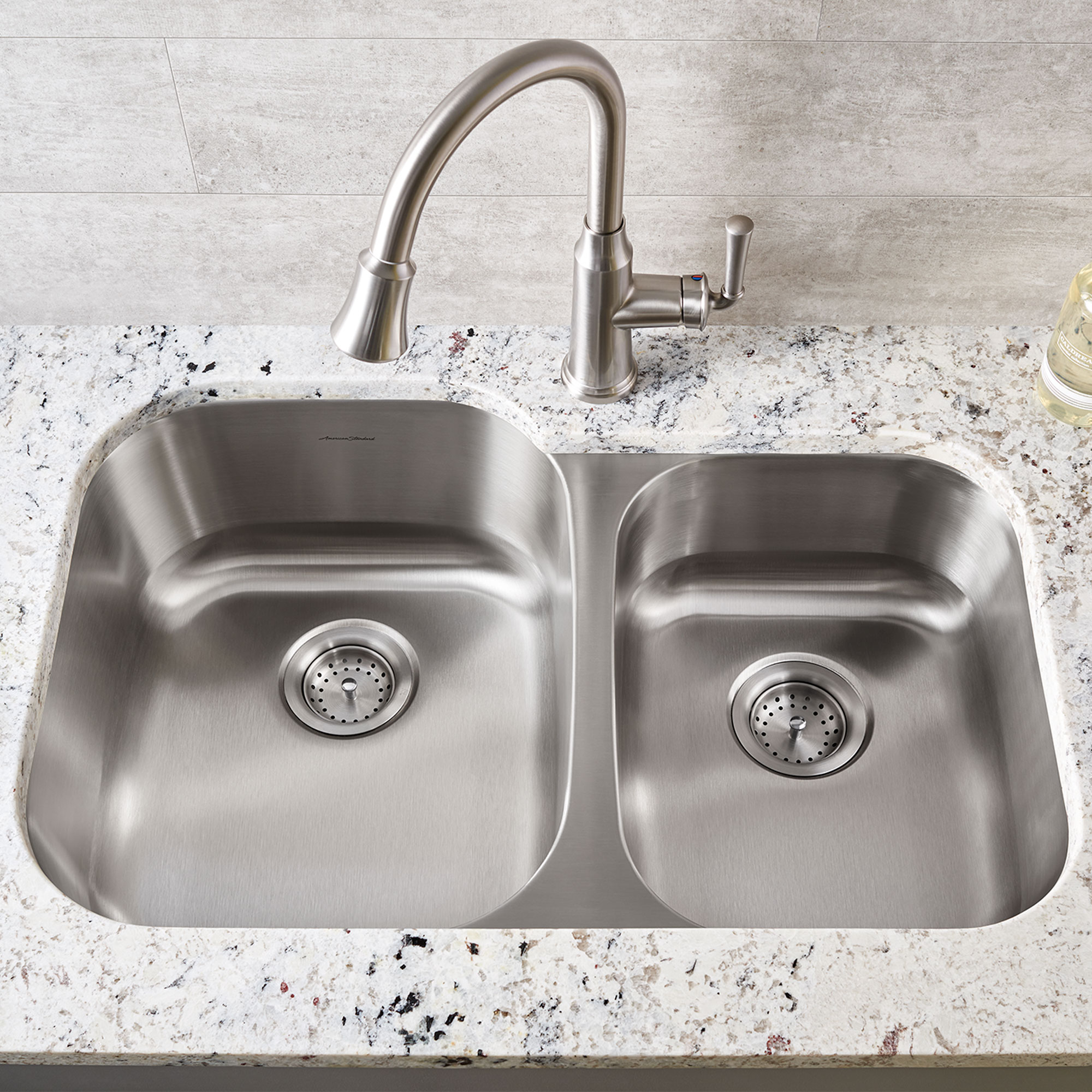 Portsmouth® 32 x 21-Inch Stainless Steel Undermount Double-Bowl Kitchen Sink